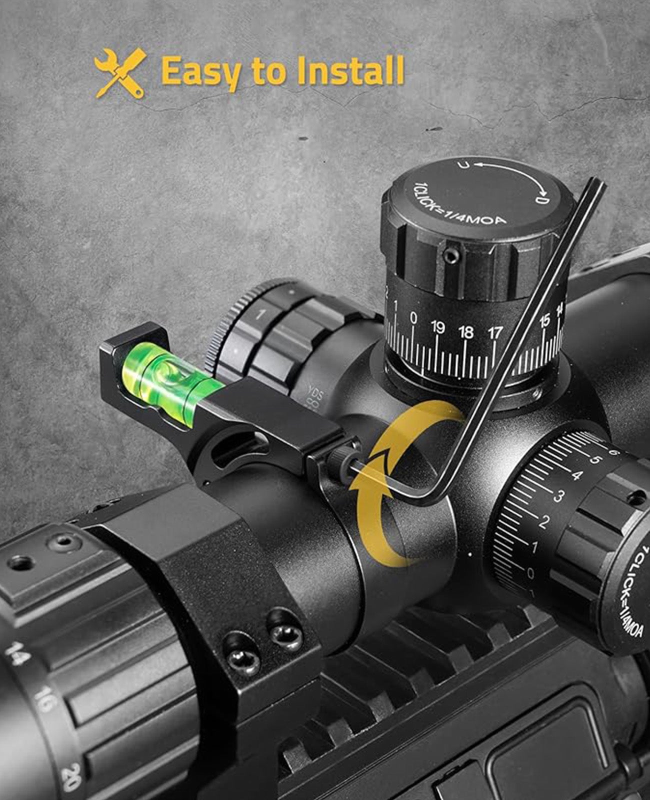 CVLIFE Scope Level Bubble, 34MM Riflescope Leveling Kit