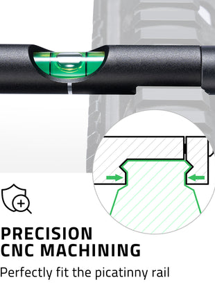 The Scope Leveling Kit Perfectly Fits Picatinny Rail Mount