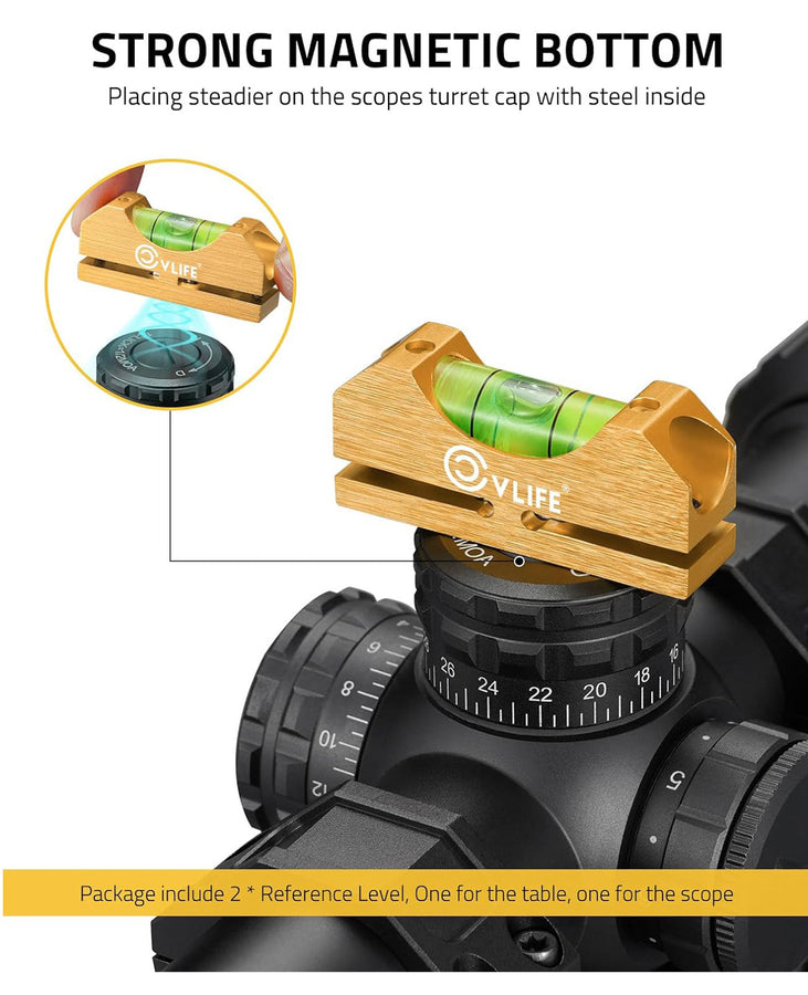 Scope Level Attachment CVLIFE Scope Leveling Kit, Professional Scope Level with Heavy