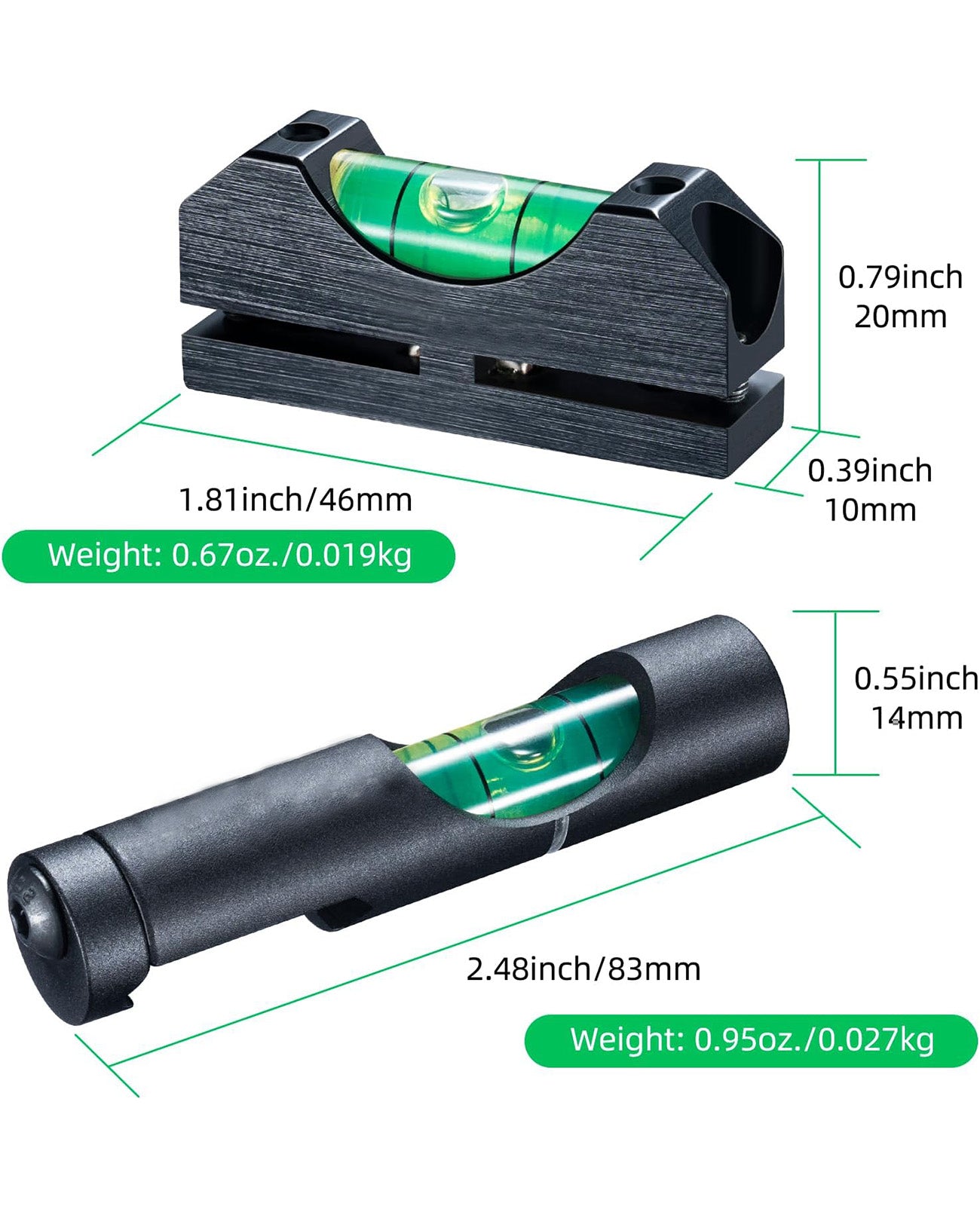 Scope Leveling Rails CVLIFE Scope Leveling Kit for Single Picatinny Rail