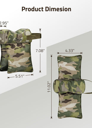 The Specification of CVLIFE Shooting Rest Bag