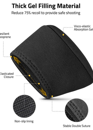 CVLIFE Slip-on Recoil Pad Provides Safe Shooting