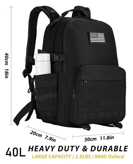 The Structure Diagram of CVLIFE Tactical Backpack