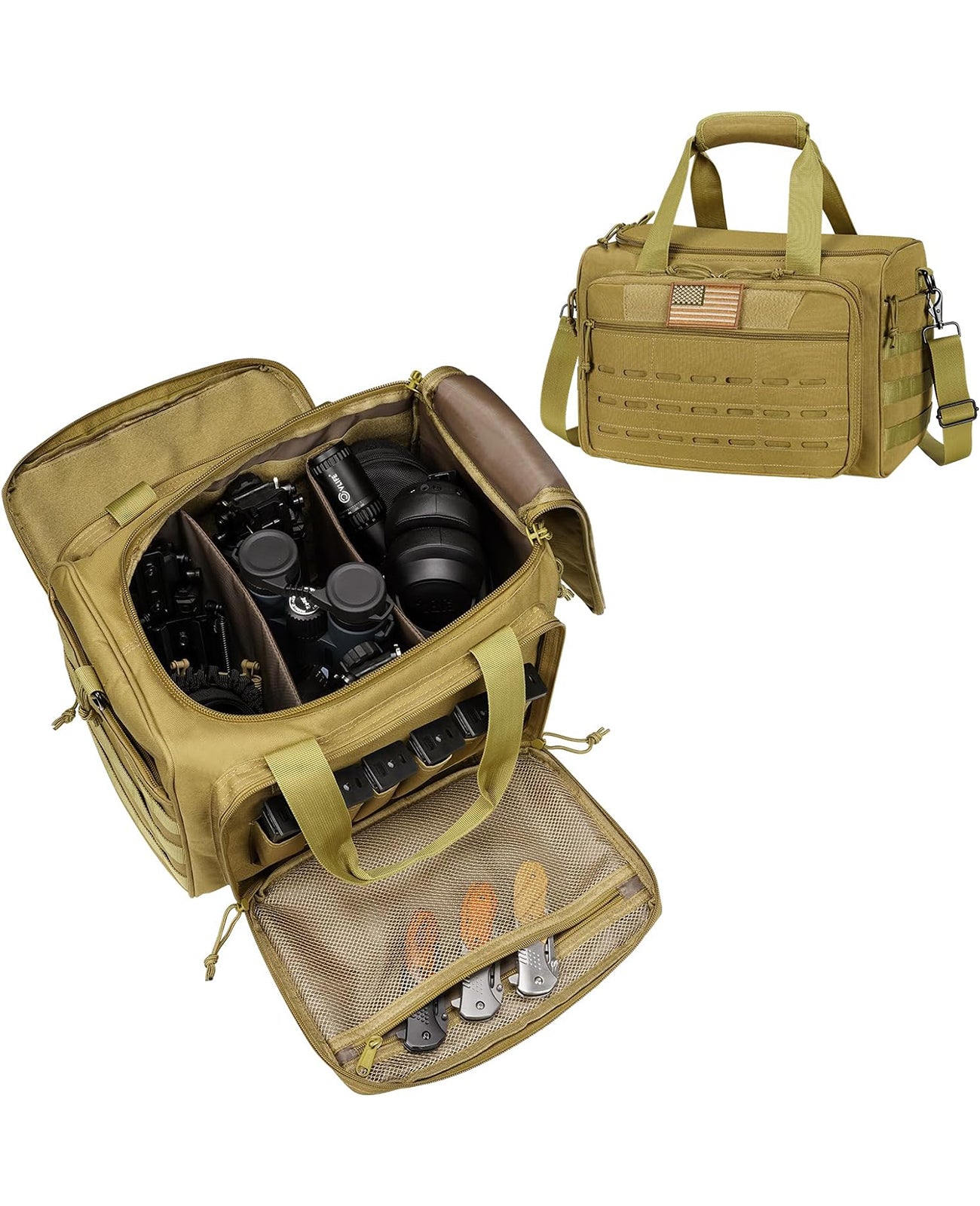 gun bag patagonia CVLIFE 14.57x9.25x10.24 Inches Pistol Shooting Range Duffle Bag