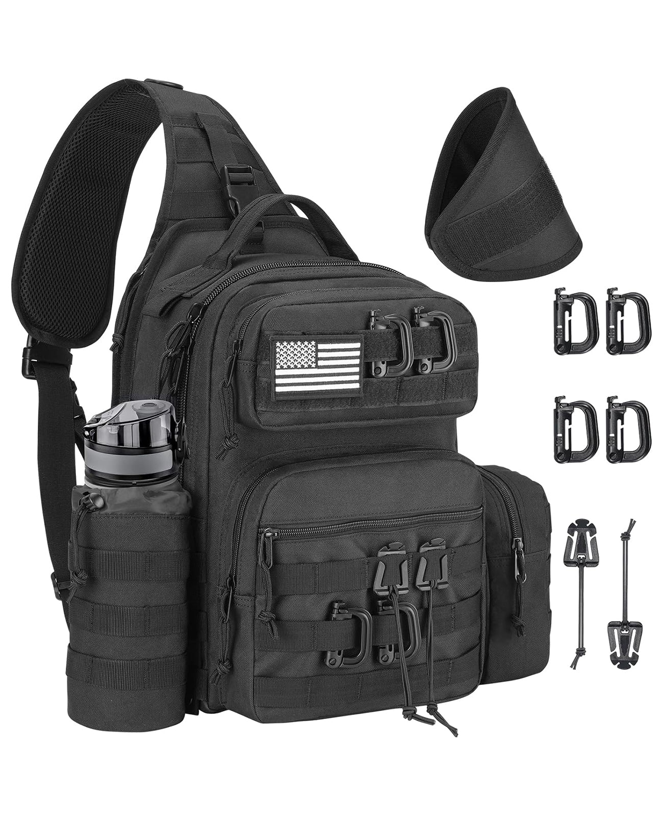 CVLIFE Tactical Sling Bag Backpack for Men - Main Image
