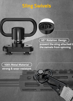 The Gun Sling with Sling Swivels for Your Rifle