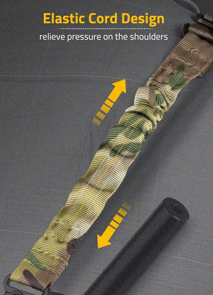 CVLIFE Two Point Sling with Elastic Cord Design