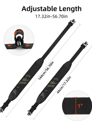 The Length of CVLIFE Two Point Sling with Swivels