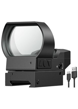 CVLIFE WolfCloak 40mm Rechargeable Motion Awake Red Green Dot Sight