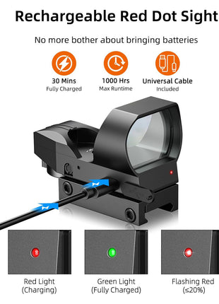 Rechargeable Red Dot sight