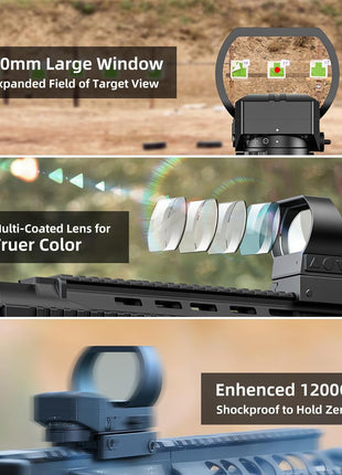 40mm (1.6") Large Lens Reflex Sight