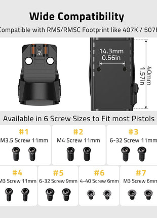 Cvlife Red Dot Sight with Wide Compatibility