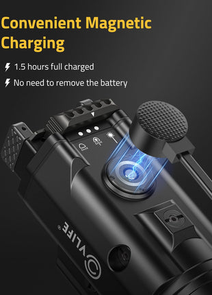convenient magnetic charging - CVLIFE 1500 Lumens Laser Light Combo for Pistol