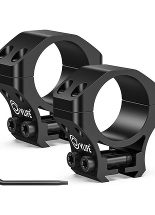 CVLIFE 1 Zoll Dovetail Zielfernrohr-Ringe Montage für 3/8 Zoll oder 11mm Dovetail Schienen