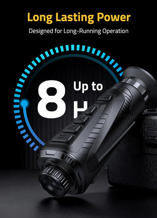 Long Lasting Power - CVLIFE 256x192 15mm Lens 1024x768 HD Display Thermal Monocular