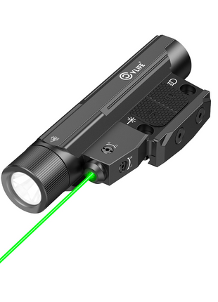 CVLIFE 2600 Lumens Easy Touch Switch Rifle Laser Light Combo - green