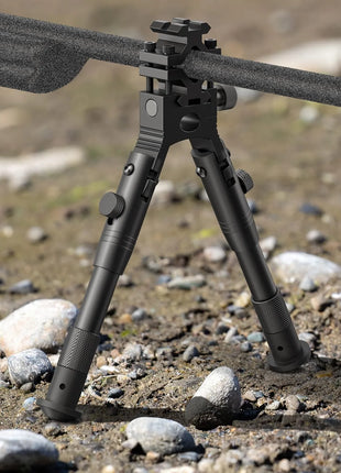CVLIFE 3-in-1 Picatinny Bipod with Swivel Stud and Barrel Clamp Adapter