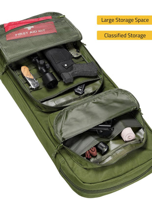 CVLIFE 30inch Tactical Gun Bag Rifle Backpack with Large Storage Space