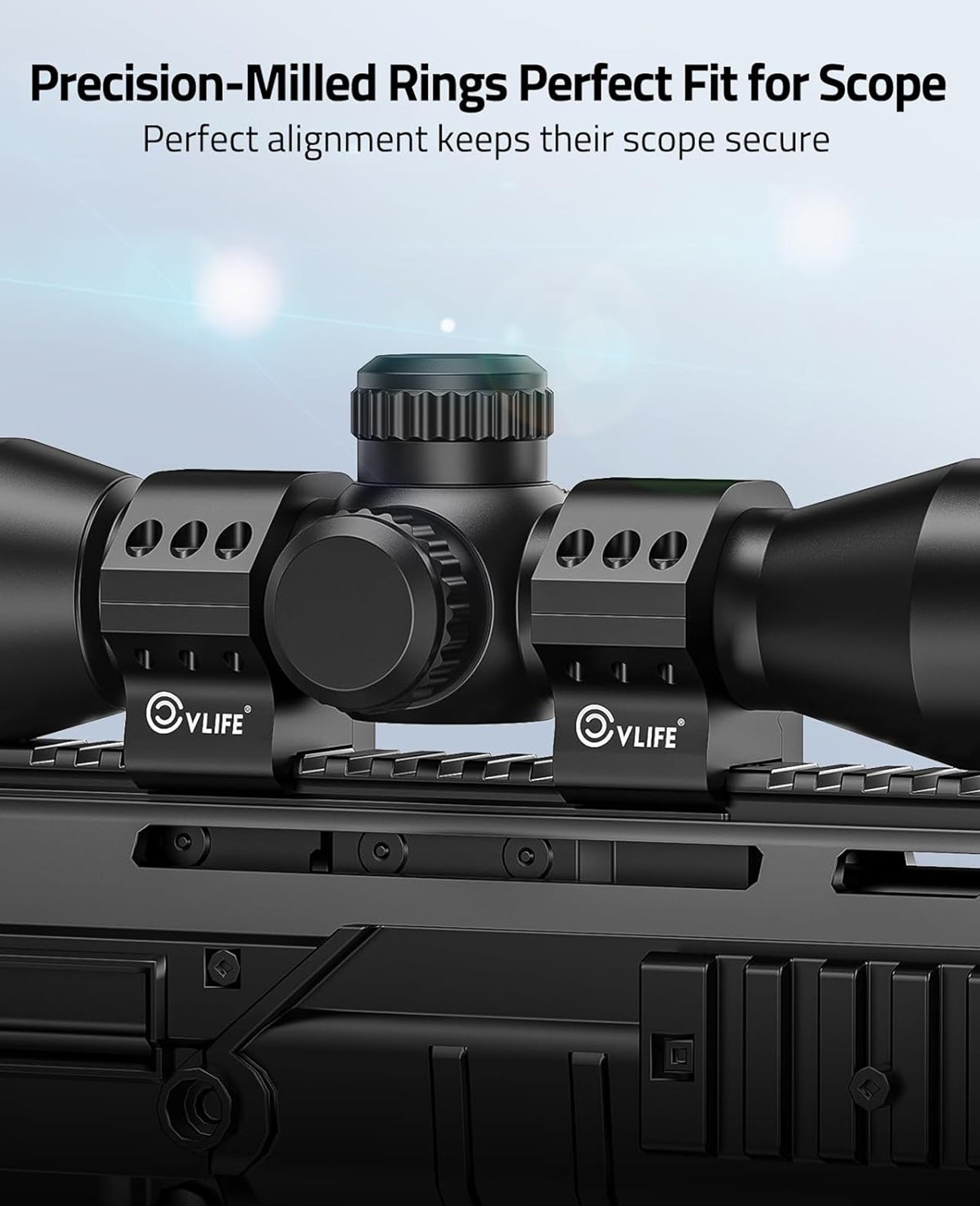 7in Scope Rings CVLIFE 30mm Scope Rings Mount for Picatinny Rails