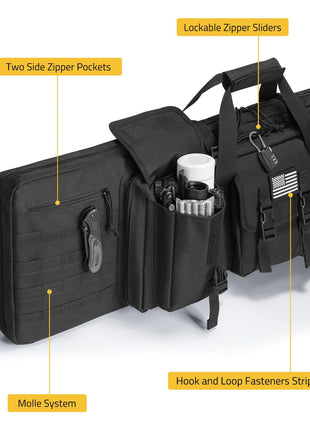 Multiple Use Areas of CVLIFE Tactical Long Bag