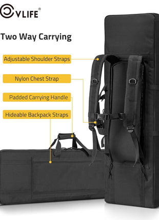 CVLIFE Tactical Long Bag with Two Carrying Ways