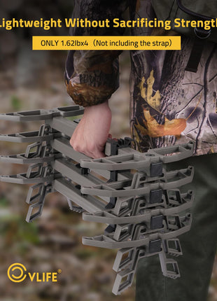 Lightweight without sacrificing strength - CVLIFE 4-Pack Extra Wide Climbing Sticks for Hunting