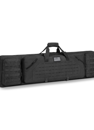 CVLIFE 46" Soft Rifle Case Tactical Double Long Gun Bag
