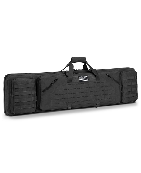 CVLIFE 46" Soft Rifle Case Tactical Double Long Gun Bag