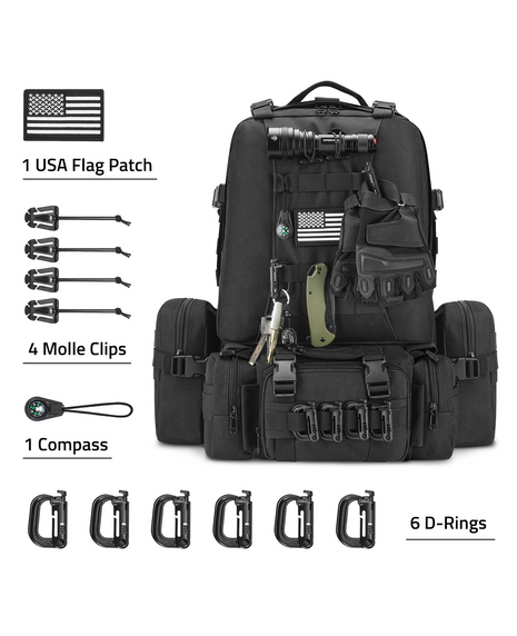 Packlist - CVLIFE 60L Backpack for Men Women Large Rucksack