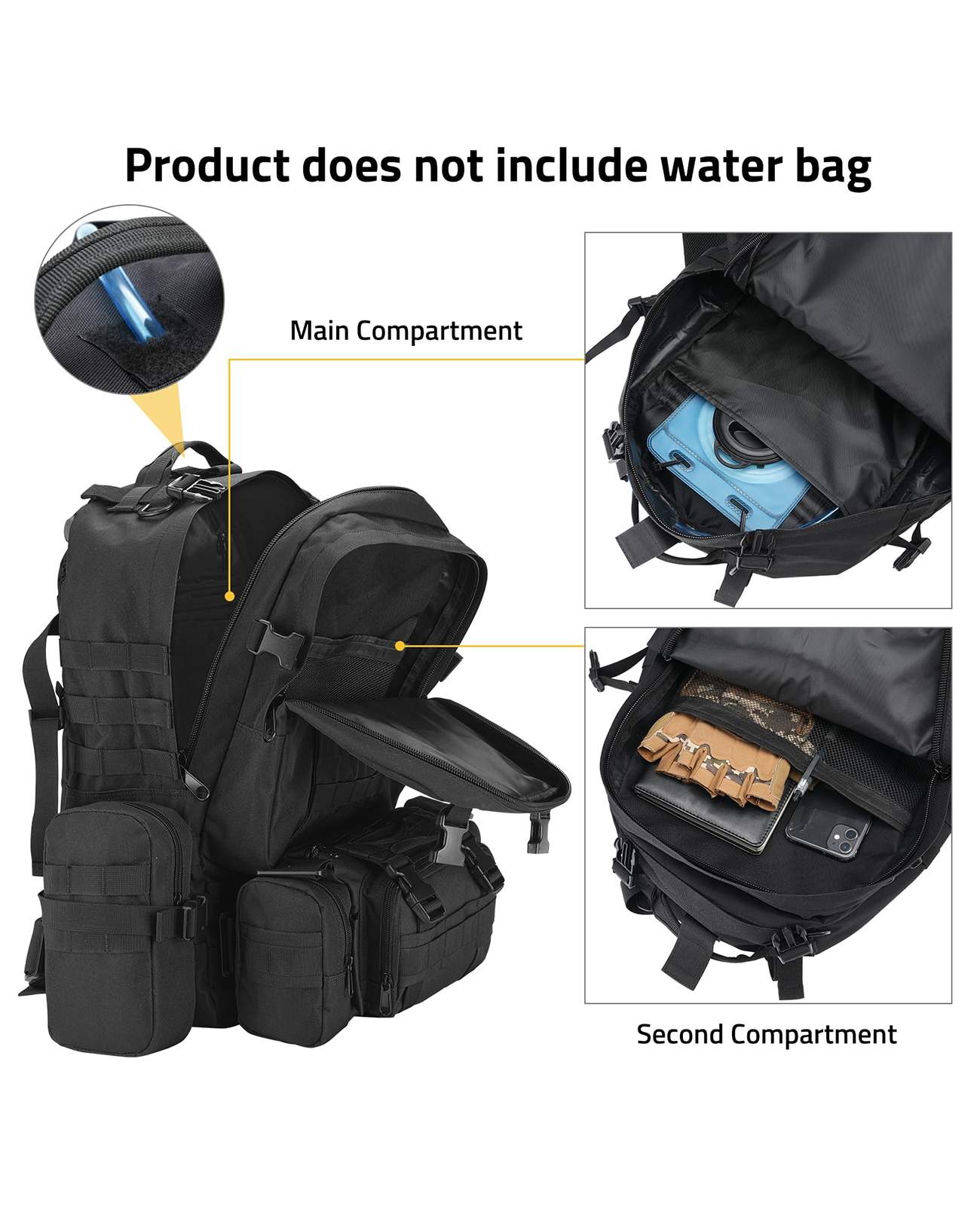 VENATIN Sac Homme Bandouliere Toile Sac de Poitrine Homme petit sac a dos homme pour Voyage Sports de Plein Air,travail,L'école,Noir VENATIN Sac Homme Bandouliere Toile Sac de Poitrine Homme petit sac a dos homme pour Voyage Sports de Plein Air,travail,L'école,Noir
