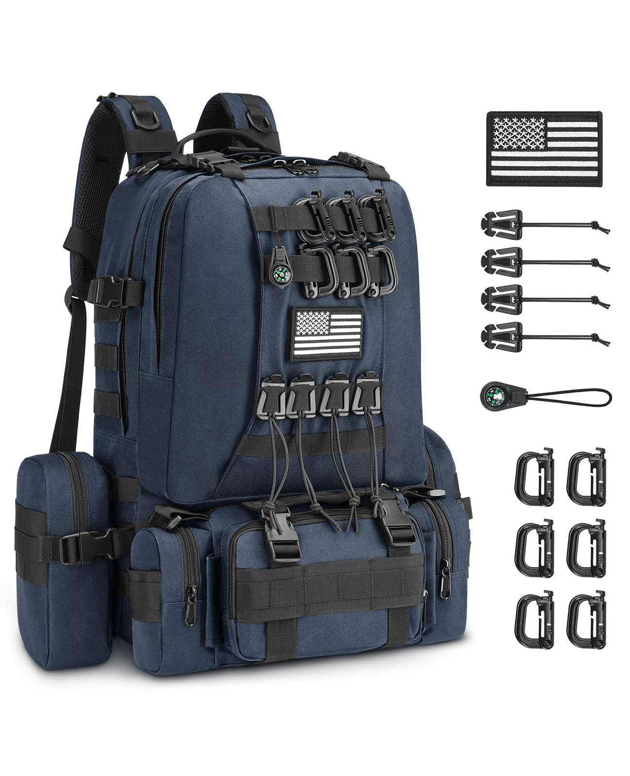 60 liter tactical hiking backpack CVLIFE 60L Backpack for Men Women Large Rucksack