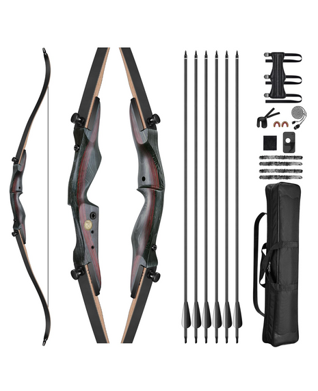 CVLIFE 62" Recurve Bow and Arrow Set