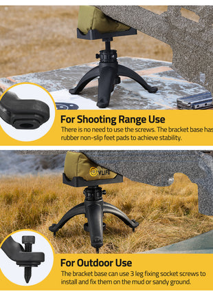 USE - CVLIFE 7-11 Inches Shooting Rest Tripod with Rest Bag