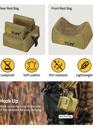 REST BAG - CVLIFE 7-11 Inches Shooting Rest Tripod with Rest Bag