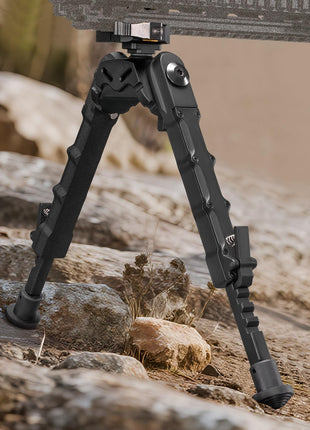 CVLIFE 7.5-9 Inches Picatinny Bipod with 360 Degree Rotation