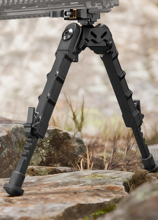 CVLIFE 7.5-9 Inches Picatinny Bipod with 360 Degree Rotation