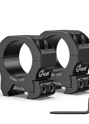 CVLIFE 7075 Aluminum 30mm Scope Rings Compatible with Picatinny and More