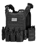 CVLIFE Adjustable Shoulder Pad and Belt Tactical Vest