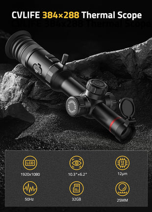 CVLIFE BearMight 3.1-12.4x Thermal Scope for Hunting