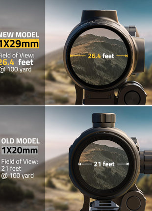 26.4 feet field of view