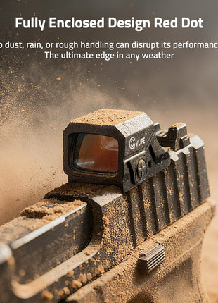 Fully enclosed design red dot  - CVLIFE BearSwift Enclosed Solar red dot Sight