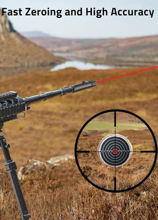 Kit láser CVLIFE Bore Sight con 64 adaptadores para calibres de 0,17 a 12GA