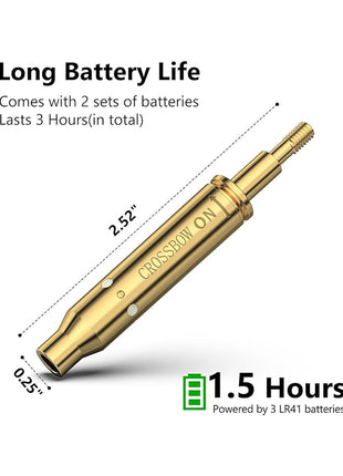 CVLIFE Armbrust Laser Bohrvisier mit Ein/Aus-Schalter
