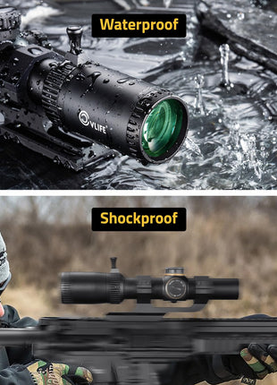 Durability - CVLIFE EagleFeather 1-4x24 LPVO CQB Rifle Scope with Mount
