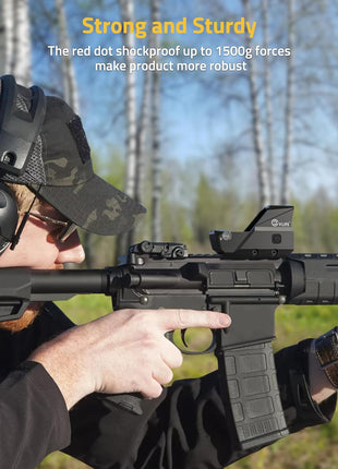 CVLIFE EagleFeather 2 MOA Dot Reflex Sight con movimiento despierto