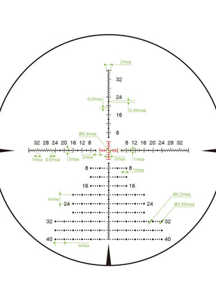 Christmas tree reticle