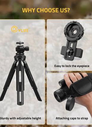 Why Choose CVLIFE 12x60 Monoculars?