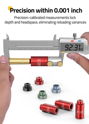 Precision within 0.001 inch - CVLIFE Headspace and Seating Depth Comparator Kit