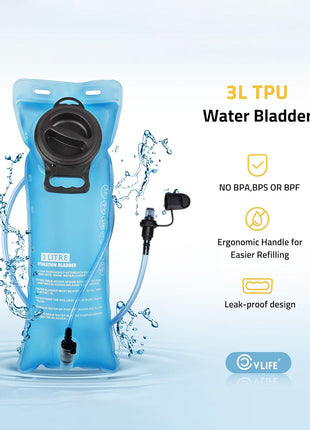 CVLIFE Hydration Backpack with 3L Water Bladder