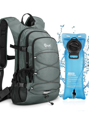 CVLIFE Grey Hydration Backpack for Running, Cycling Rave and Biking